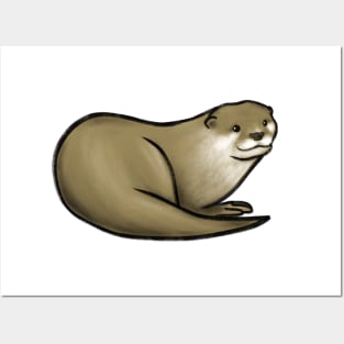 Cute Otter Posters and Art